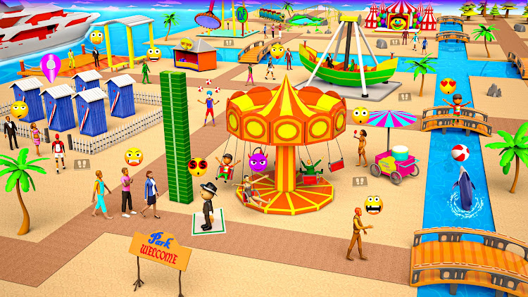 #4. Tourist Island Tycoon Games (Android) By: Gaming Stars Inc