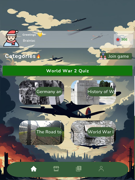 #8. World War 2 Test Quiz (Android) By: HellGeeks