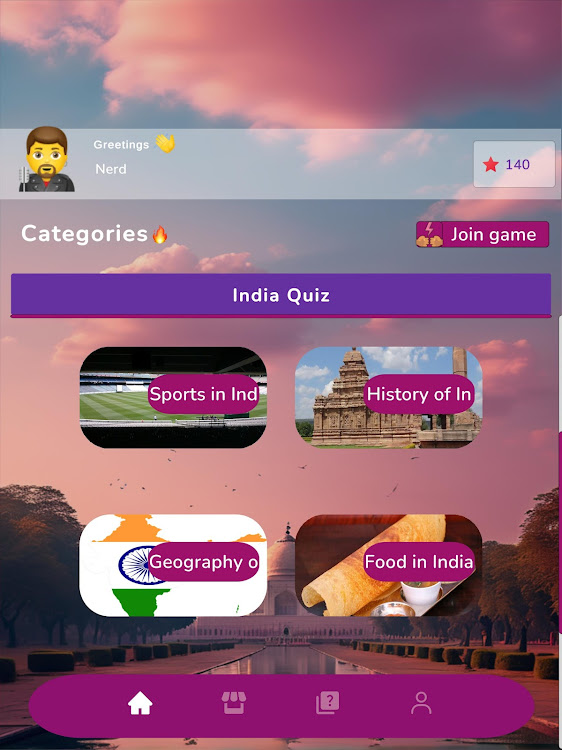 #8. India Knowledge test (Android) By: HellGeeks