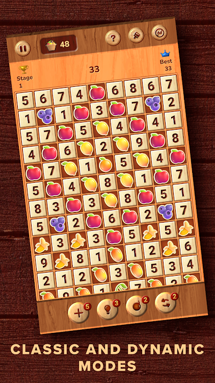 #2. Woodpuzzle - Number Match Game (Android) By: AleCGames