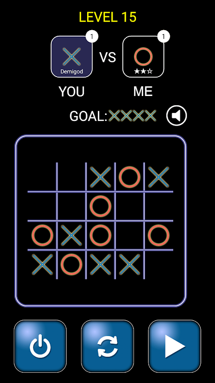 #3. Tic Tac Toe Plus (Android) By: Carbon People