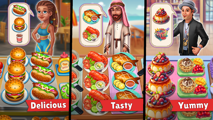 #4. Cooking Utopia Restaurant game (Android) By: Alpha Games Studio - Girls Games