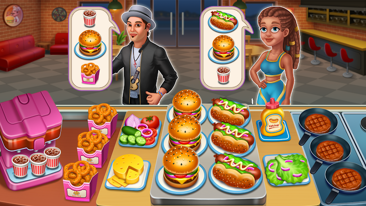 #6. Cooking Utopia Restaurant game (Android) By: Alpha Games Studio - Girls Games