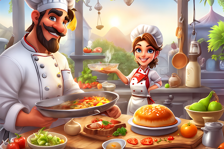 #8. Cooking Utopia Restaurant game (Android) By: Alpha Games Studio - Girls Games