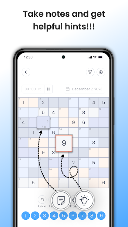 #5. Daily Killer Sudoku (Android) By: Puzzle Rocket