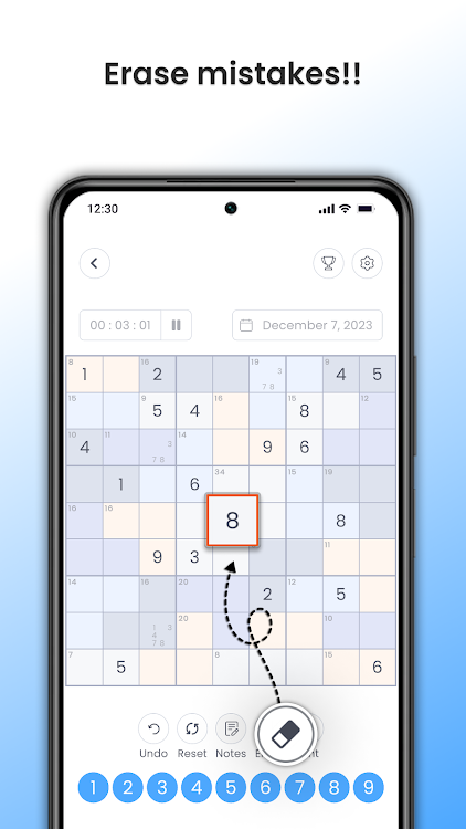 #6. Daily Killer Sudoku (Android) By: Puzzle Rocket