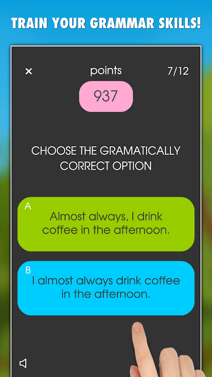 #7. My English Grammar Test PRO (Android) By: LittleBigPlay - Word, Educational & Puzzle Games