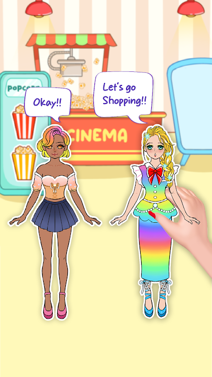 #2. Left Or Right: Dress Up Diary (Android) By: UniPuzz Games