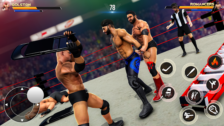 #3. Wrestlers Fight Game 2024 (Android) By: Gamizone Studio