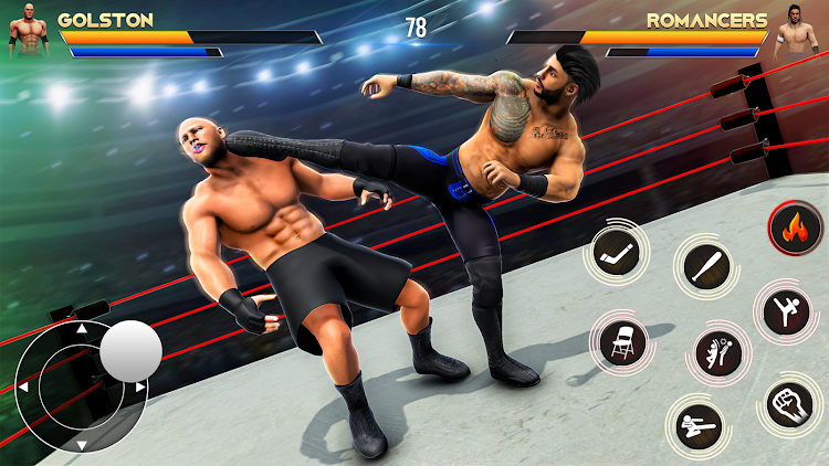 #6. Wrestlers Fight Game 2024 (Android) By: Gamizone Studio