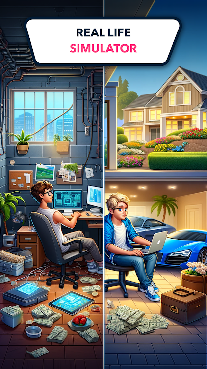 #6. Tech Tycoon: Startup Simulator (Android) By: Hidden Lake Games LLC