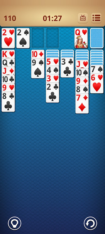 #2. Solitare (Android) By: Appten78