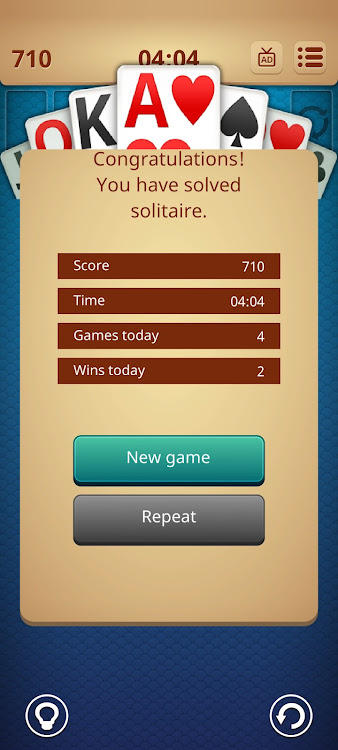 #5. Solitare (Android) By: Appten78