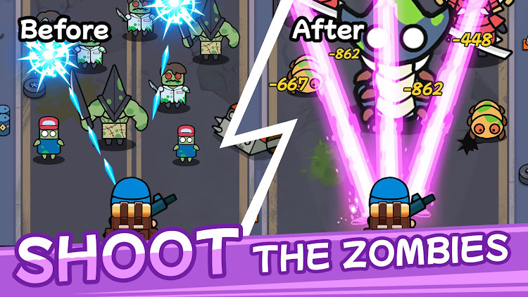 #4. Bag Merge : Zombie Battle (Android) By: HK YOULONG NETWORK TECH LIMITED