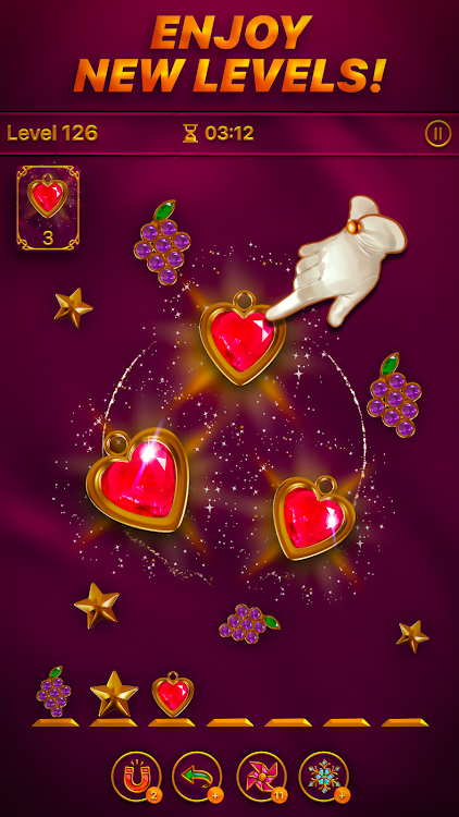 #5. Dazzly Match 3D: Gem Matching (Android) By: GEODE