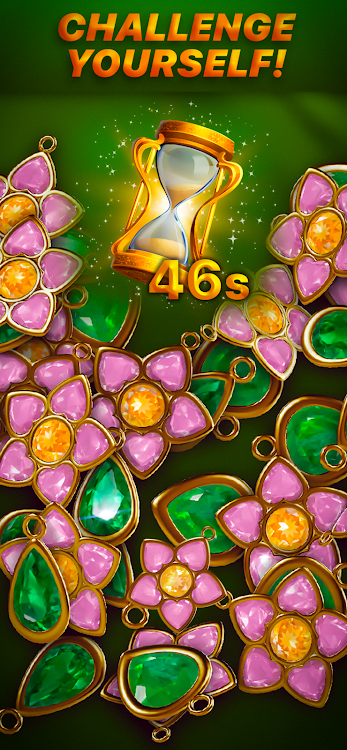 #9. Dazzly Match 3D: Gem Matching (Android) By: GEODE