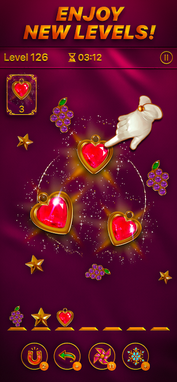 #10. Dazzly Match 3D: Gem Matching (Android) By: GEODE