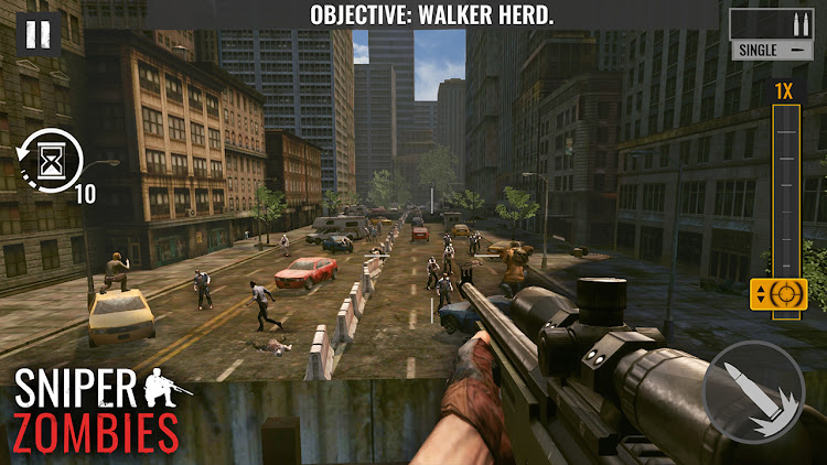 #3. Sniper Zombies: Offline Games (Android) By: VNGGames Studios