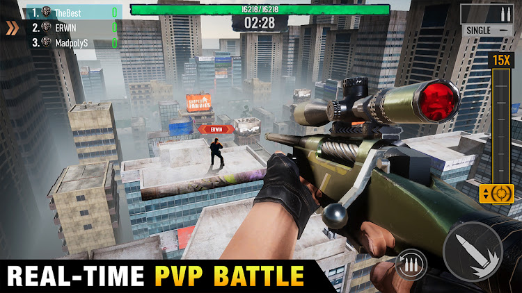 #4. Sniper Zombies: Offline Games (Android) By: VNGGames Studios