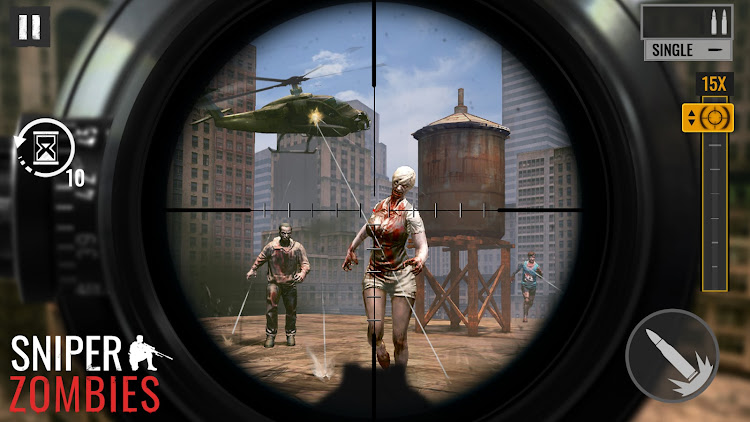 #8. Sniper Zombies: Offline Games (Android) By: VNGGames Studios