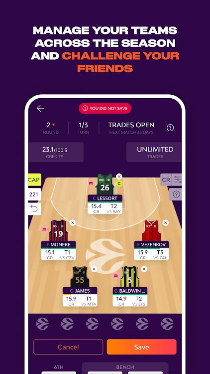 #3. EuroLeague Fantasy Challenge (Android) By: Fantaking