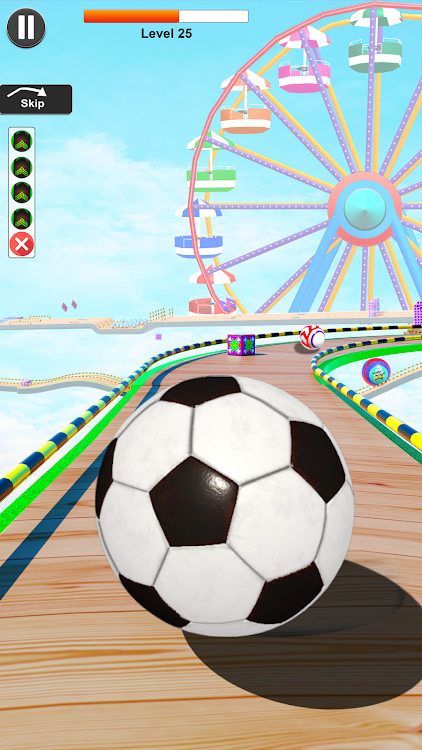 #3. Sky Rolling Ball Master 3D (Android) By: lime Studio