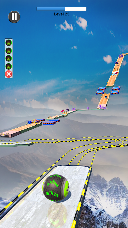 #10. Sky Rolling Ball Master 3D (Android) By: lime Studio