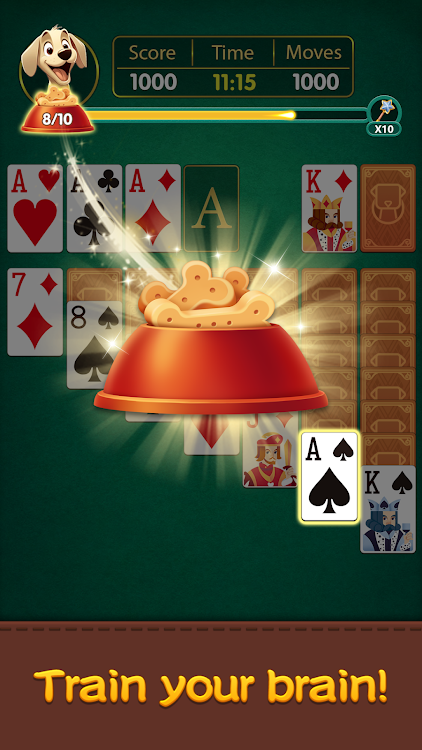 #3. Solitaire - My Dog (Android) By: Aged Studio Limited