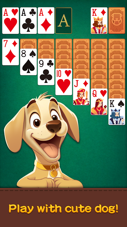 #7. Solitaire - My Dog (Android) By: Aged Studio Limited