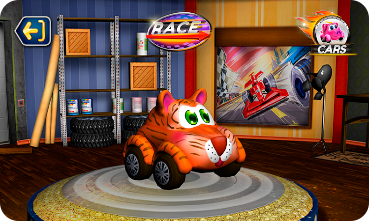 #3. Kids - racing games (Android) By: Y-Group games