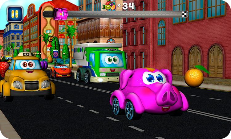 #4. Kids - racing games (Android) By: Y-Group games