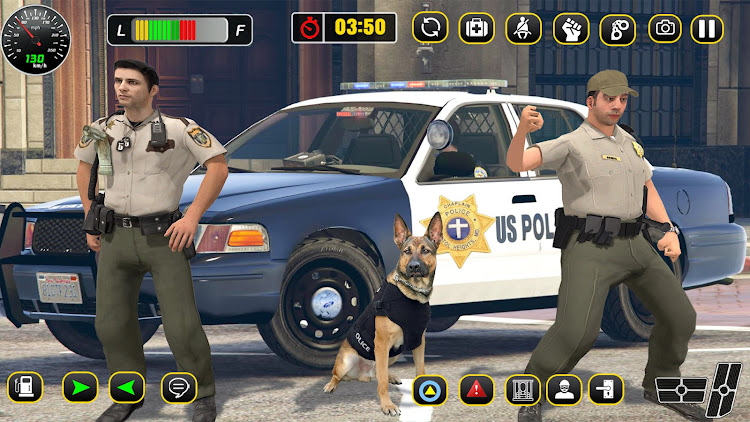 #4. Police Car Chase: Thief Chase (Android) By: Freeze Games