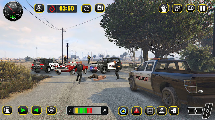 #5. Police Car Chase: Thief Chase (Android) By: Freeze Games