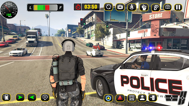 #7. Police Car Chase: Thief Chase (Android) By: Freeze Games