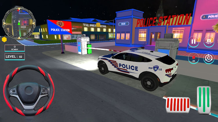 #7. Police Car Game Car Chase (Android) By: Tera Gamers