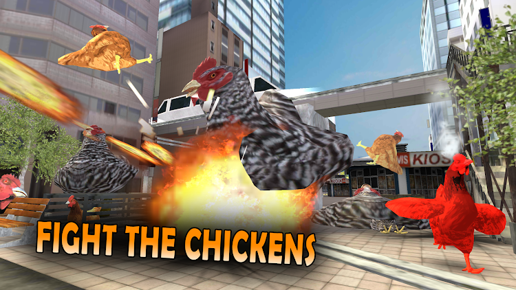 #2. Cluck Shot: Chicken War FPS (Android) By: Soapy Water Games