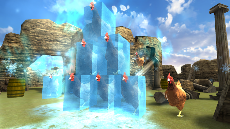 #3. Cluck Shot: Chicken War FPS (Android) By: Soapy Water Games