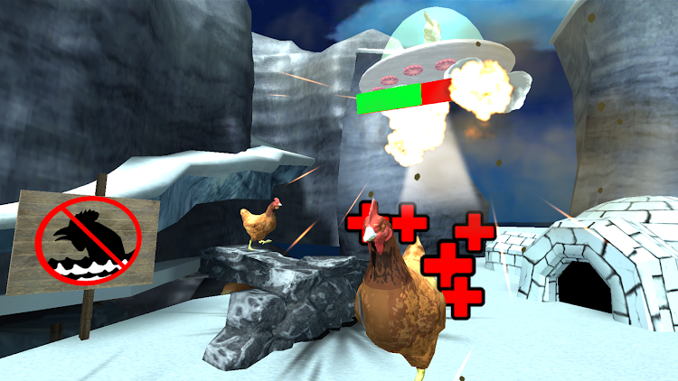 #5. Cluck Shot: Chicken War FPS (Android) By: Soapy Water Games