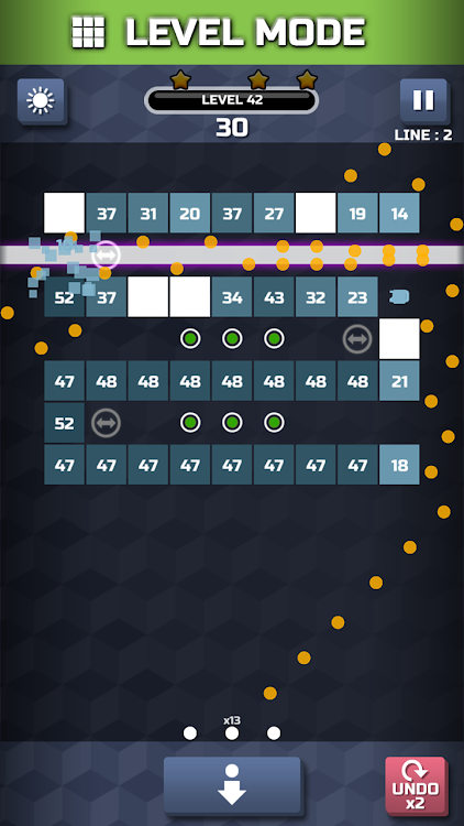 #9. Bricks breaker(Shoot ball) (Android) By: PalebluedotStudio