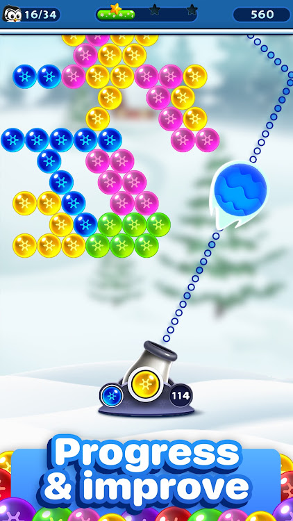 #2. Bubble Pop Games: Shooter Cash (Android) By: Party Happy Games