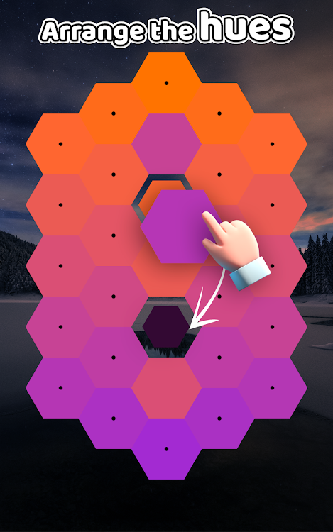 #7. Gradient Sort (Android) By: Popcore Games