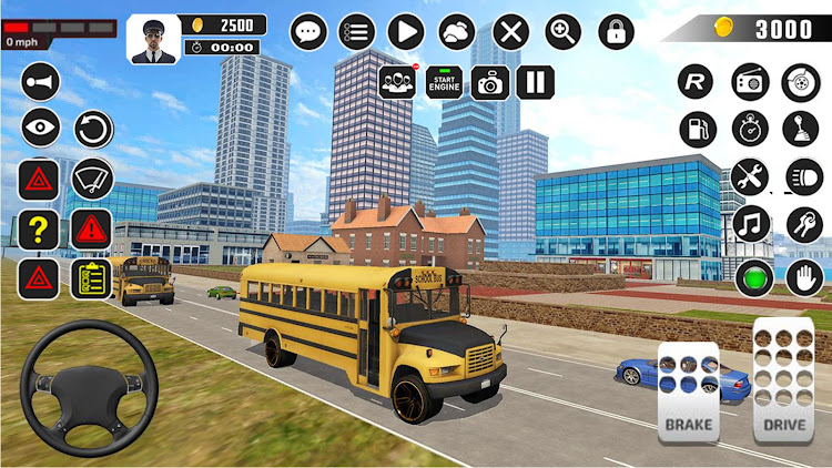 #7. Offroad School Bus Driver Game (Android) By: Imperial Arts Pty Ltd