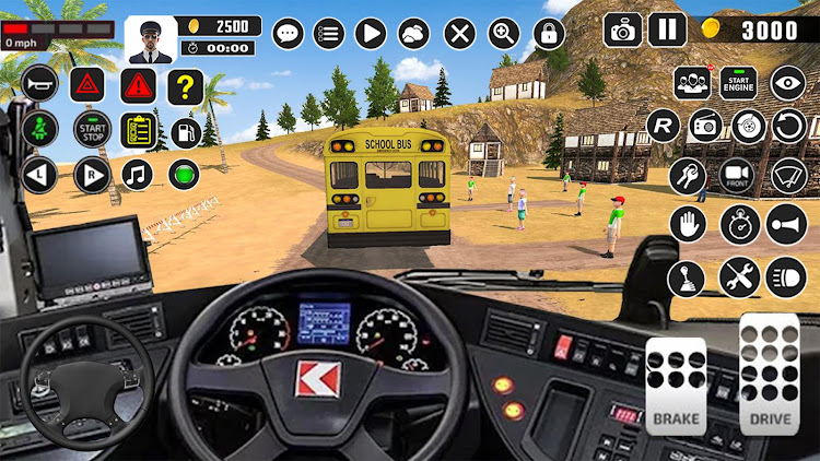 #10. Offroad School Bus Driver Game (Android) By: Imperial Arts Pty Ltd