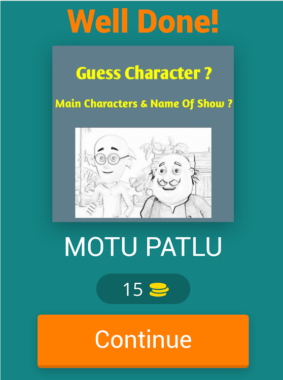 #8. Motu Patlu Quiz Game 2024 (Android) By: Kids Toonz