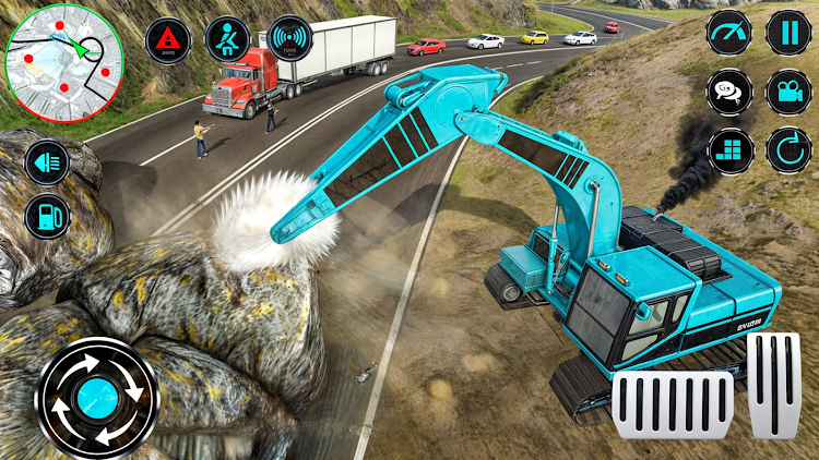 #4. Heavy Excavator Rock Mining (Android) By: Fazbro