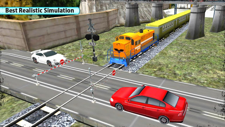 #3. Train Racing 3D-2023 Train Sim (Android) By: Timuz Games