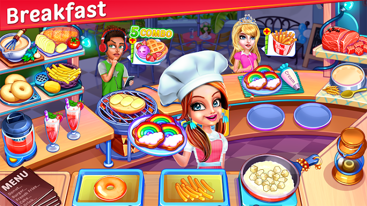 #3. Cooking Express Cooking Games (Android) By: GameiCreate