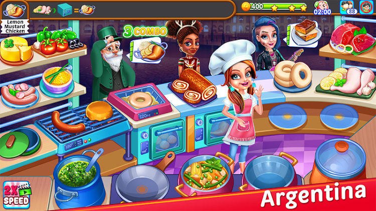 #7. Cooking Express Cooking Games (Android) By: GameiCreate