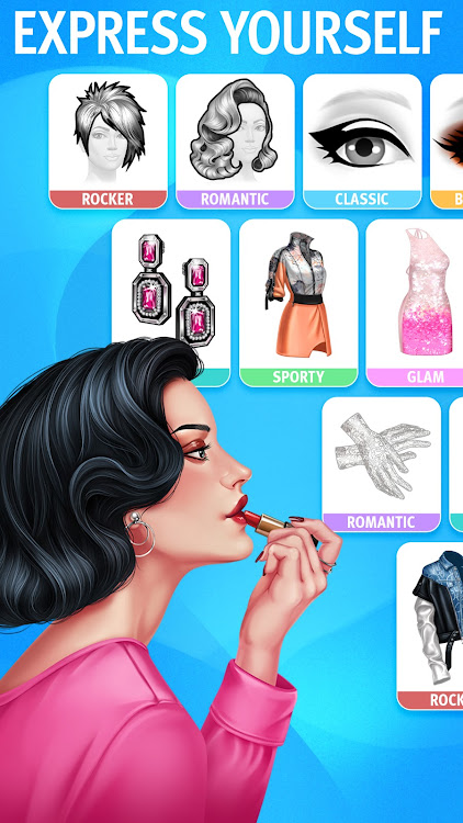 #4. Pocket Styler: Fashion Stars (Android) By: Nordcurrent Games