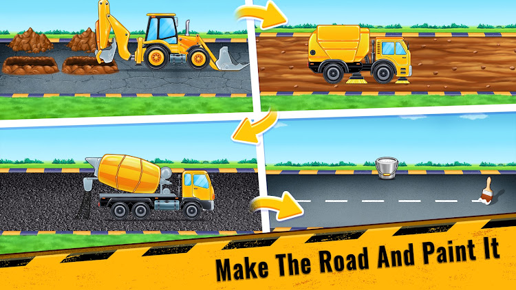 #6. Kids Road Builder - Kids Games (Android) By: Fabulous Fun